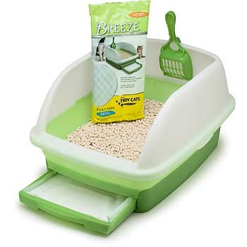 large breeze litter box