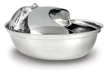 Pioneer Stainless Steel Pet Fountain Raindrop Design