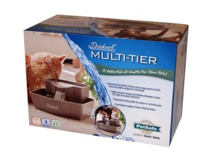 Drinkwell Multi Tier Pet Fountain in its box