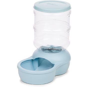 Petmate Blue Le Bistro Gravity Pet Feeder