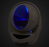 litter robot blue and yellow light on