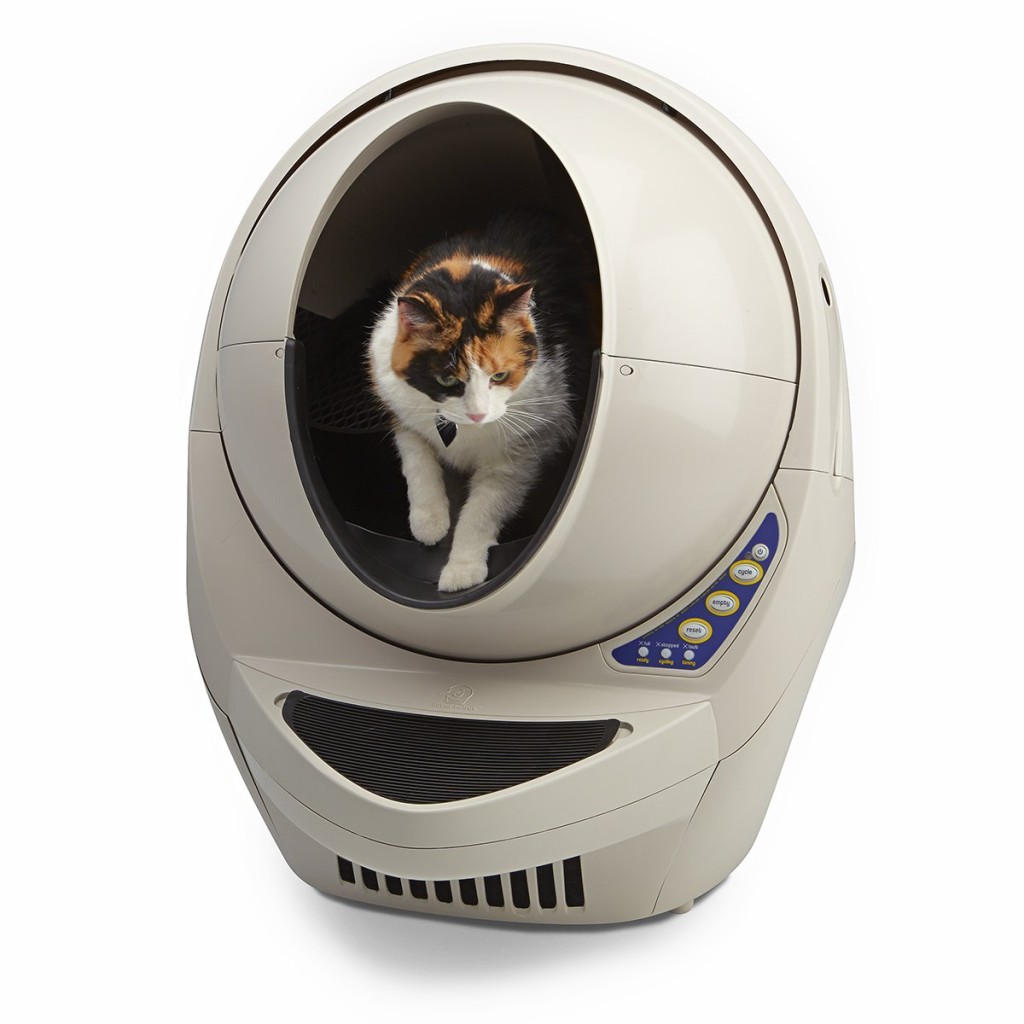 little robot cat litter box