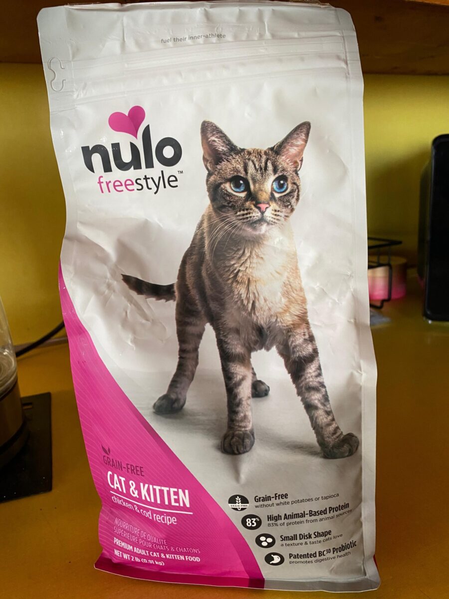 Bag of Nulo Chicken & Cod cat food
