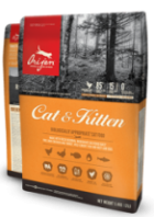 Photo of a bag of Orijen cat food Canadian formula