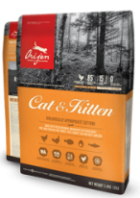 Photo of a bag of Orijen cat food Canadian formula