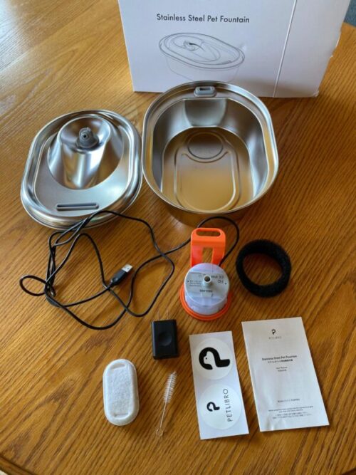Items of Petlibro Stainless Steel just unpacked