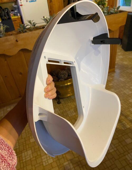 Litter-Robot 4 Shield looked from the side
