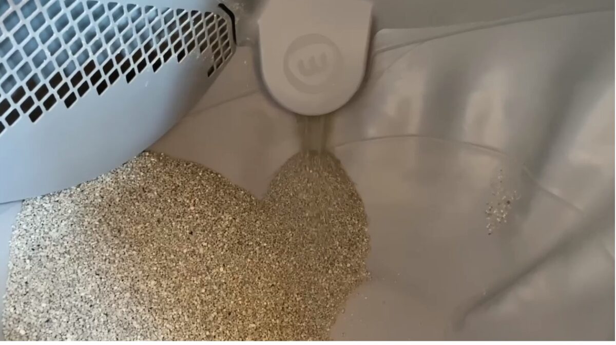 Litter Hopper dispensing